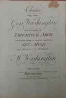 Chorus George Washington title page, 1789