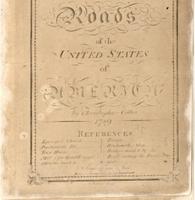 Roads of the USA Title Page, 1789, Colles